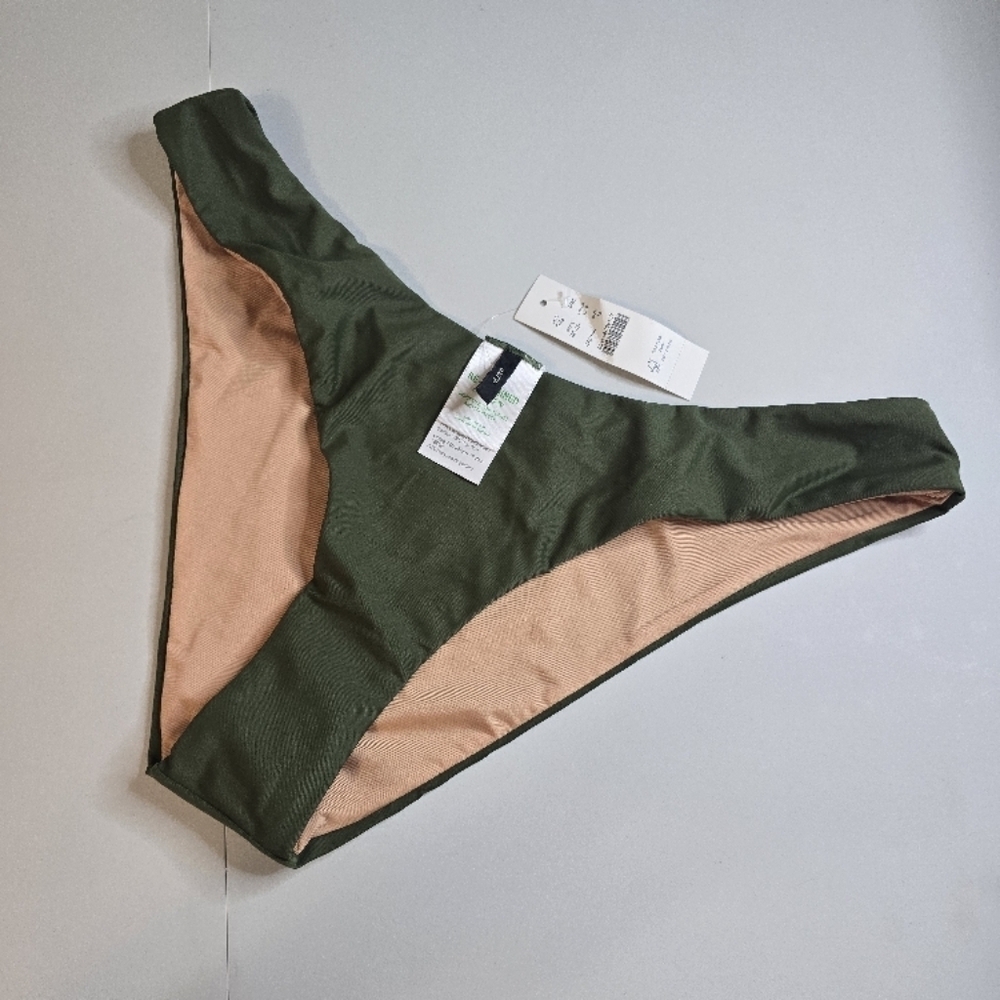 J. Crew Olive Green Swim Bottom Nwt size Medium